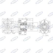 Obrázek k výrobku 59912 - Podpěra hydraulického motoru WP a WR, 32 mm