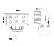 Obrázek k výrobku 17288 - Pracovní světlo LED 1080LM/6000K