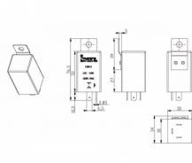 Obrázek k výrobku 56977 - přerušovač blinkrů 12V 46/180W 3 PIN