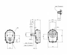 Obrázek k výrobku 13376 - Převodovka k hydraulickému čerpadlu GR. 3, samec 1:3