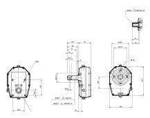 Obrázek k výrobku 21990 - Převodovka k hydraulickému čerpadlu GR. 3, samice 1:2