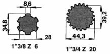Obrázek k výrobku 60655 - Prodloužení zajištěné šroubem, 165mm