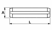 Obrázek k výrobku 1732 - Pružný kolík 6/30 mm