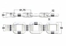 Obrázek k výrobku 60281 - Řetěz rozmetadla mrvy 3x8,75m, 80/12