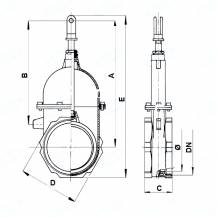 Obrázek k výrobku 12109 - RIV Perla šoupě  4",2x vnitřní závit