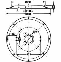 Obrázek k výrobku 33689 - rotační buben typ Fort/185 TN, Morra/185