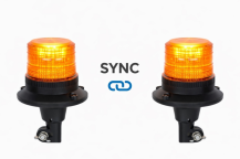 Obrázek k výrobku 63125 - Sada 2 synchronizovatelných LED majáků, na tyčový držák