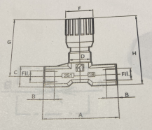 Obrázek k výrobku 13050 - škrtící ventil 1,4"