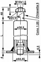 Obrázek k výrobku 54618 - Sloupek řízení 100 mm