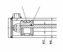 Obrázek k výrobku 14448 - Těsnění pístu hydraulického válce 40/20-25 mm