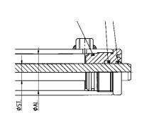 Obrázek k výrobku 60371 - Těsnění víka hydraulického válce 60/40 mm