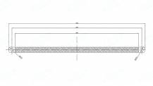 Obrázek k výrobku 61570 - Ukostřovací pásek 400 mm/16 mm²/díra 10,5/10,5 mm