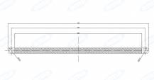 Obrázek k výrobku 61571 - Ukostřovací pásek 420 mm/25 mm²/díra 12,5/12,5 mm