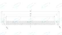 Obrázek k výrobku 25206 - Ukostřovací pásek 500 mm/50 mm²/díra 12,5/12,5 mm