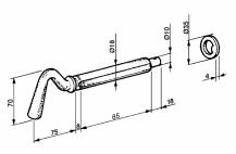 Obrázek k výrobku 12079 - zajíšťovací čep,přední koule 60mm