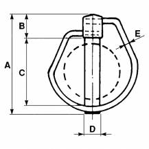 Obrázek k výrobku 8988 - zajišťovací kolík 11 mm