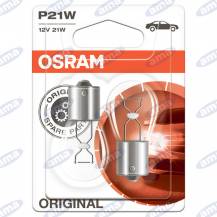 Obrázek k výrobku 59519 - Žárovka 12V 21W, BA 15S (blistr 2 ks), OSRAM