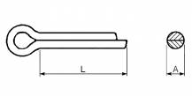 Obrázek k výrobku 57961 - Závlačka 2x30 mm