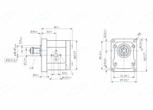 Obrázek k výrobku 59965 - Zubové čerpadlo Rexroth GR2, 4 ccm, pravotočivé